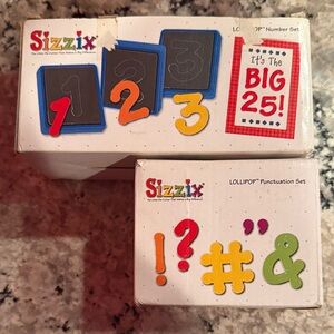 Sizzix Colorful Number & Punctuation Learning Set
